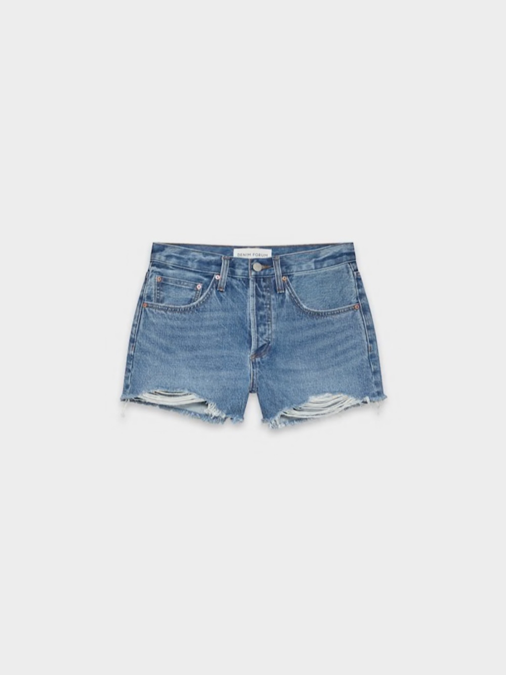 Aritzia Denim Forum '90s vintage cut-off 5 years kiss n tell bleu, size 26 NWT